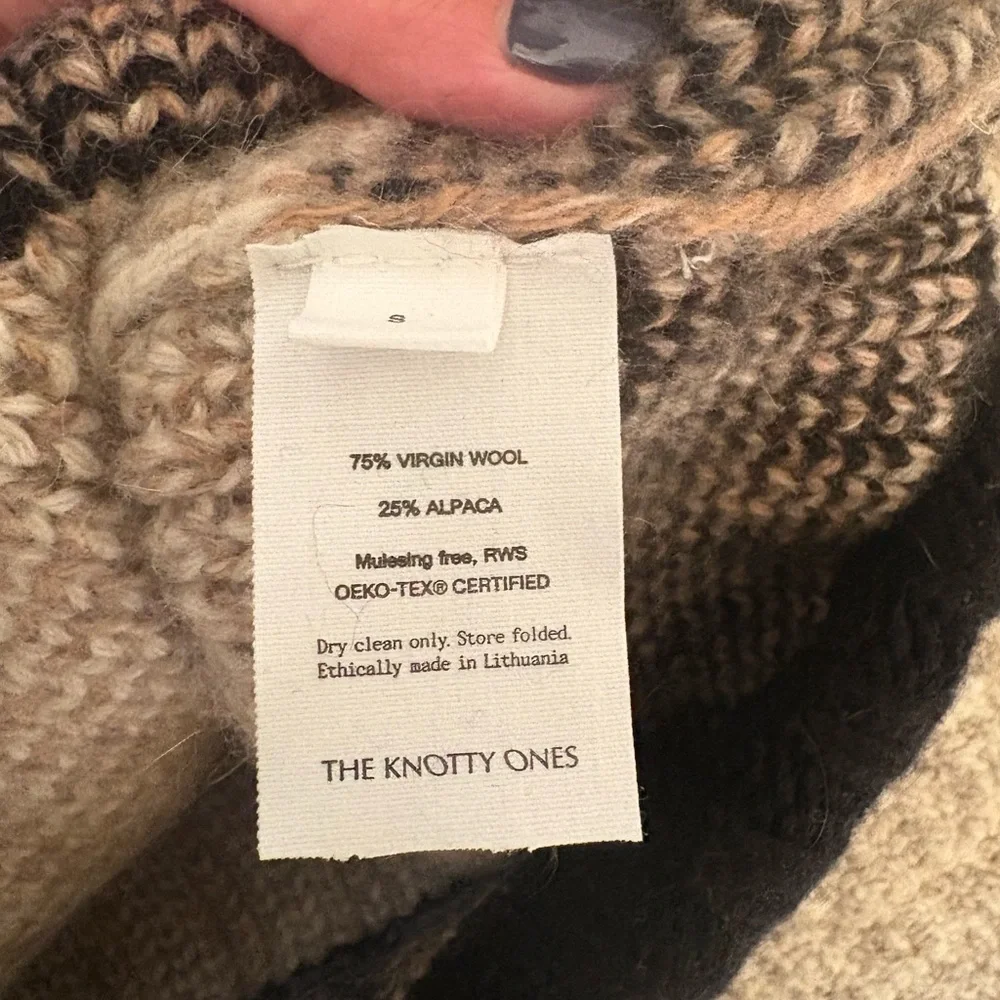 Hand-knit Wool Sweater from The Knotty Ones - Picture 4 of 6